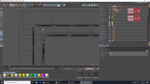 kitchen modeling in autocad and cinema4d Part 10 смотреть онлайн