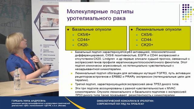 Онкологический консилиум в урологии: современный взгляд на  проблему.  Рак мочевого пузыря и др.