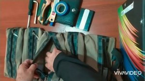 Tool Roll - сумка для инструмента в машину. #органайзер #автосумка #рулон_сумка