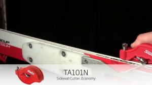 Swix How to Use The TA101 Sidewall Cutter