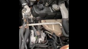 Nissan caravan/urvan TD27 engine work