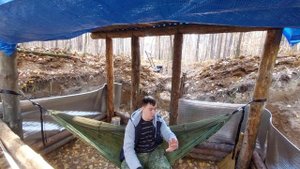 принёс ГАМАК l делаю стены l 14.10.21 ☀ 23 ВЫПУСК