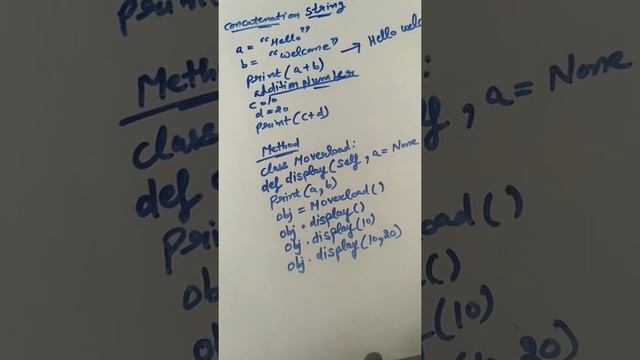 Polymorphism overloading | python ( oops ) смотреть онлайн
