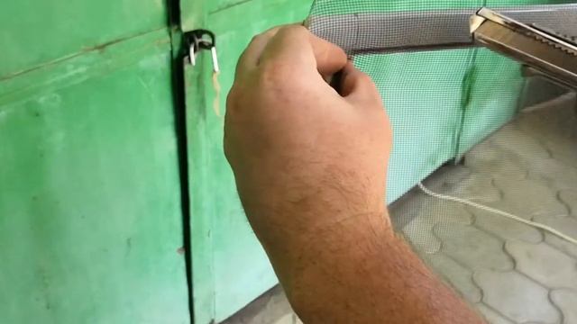 Москитная сетка. Уменьшение размера и монтаж