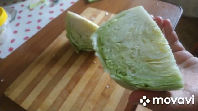 Хит сезона!  Молодая капуста, жареная в кляре.  Закуска из молодой капусты. Очень вкусно.