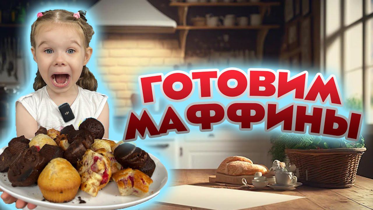 Варюша Готовит: Шоколадные и Ванильные Маффины с Малиновым Вдохновением!