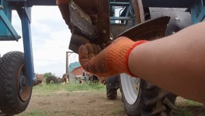 Подготовка прополочного культиватора КРН 5.6 к работе