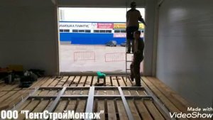 строительство торгового павильона