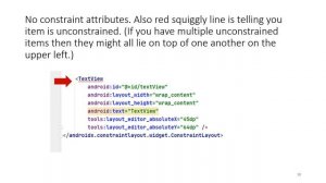 Android Studio: Working with a Constraint Layout