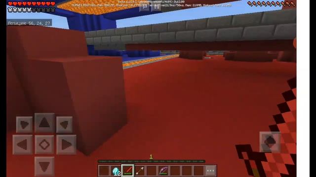 Красный.  VS.     Синива.    В. Майнкрафте смотреть онлайн