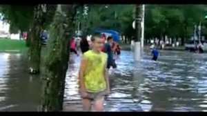 25.07.2011 потоп Витебск ул. Правды.3gp