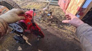 2. Фреза на минитракторе