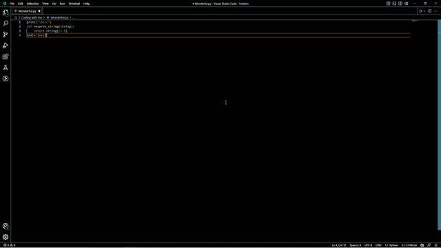 Python Tutorial: Reversing a String - Beginner's Guide Full Lesson Course Program Easy Fast step fi