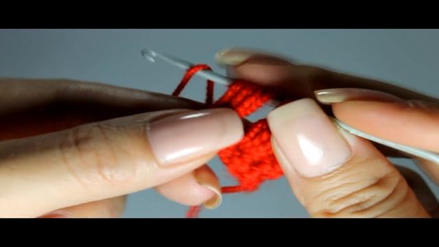 Уроки вязания - пышный столбик (способ 2) смотреть онлайн