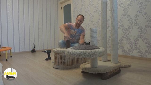 СБОРКА КОМПЛЕКСА ДЛЯ КОШЕК "БРУНЕТКА"