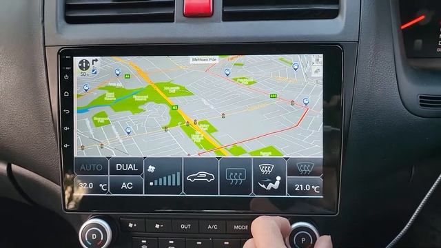 Honda Accord Euro 7th 2003 - 2007 HVAC Climate Airconditioner Wireless 10 inch Carplay Android Auto смотреть онлайн