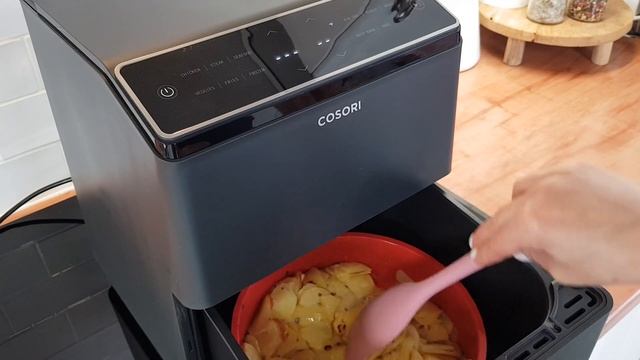 Испанска тортия (испански омлет с картофи) в air fryer Cosori dual blaze
