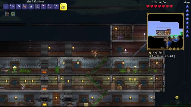 Terraria #15 Строю склад смотреть онлайн