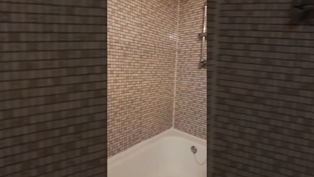 Поклеила стены в ванной стеновыми панелями. 2. смотреть онлайн