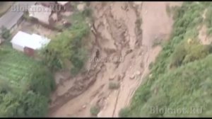 Сель сошел Алма Аты. С вертолета