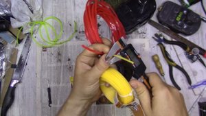 Временное решение: Ремонт оригинальной катушки от триммера HUTER (Хутер) 1900T | #2