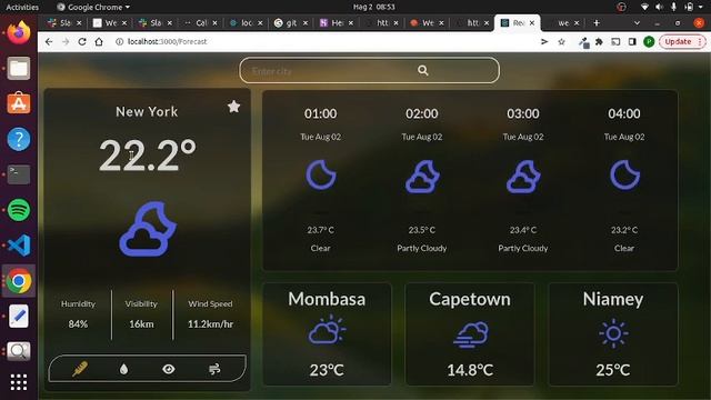 React Weather App смотреть онлайн