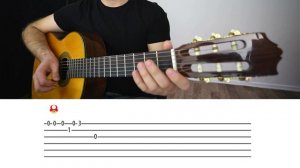 Супер Марио на гитаре, простая версия!