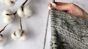 Красивые шишечки из вытянутых петель / Узор шишечки спицами / Как связать шишечки / Простой узор