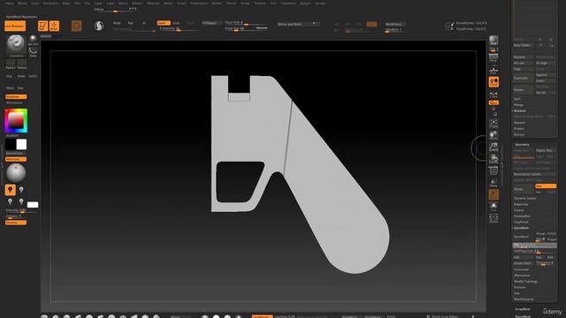 4. Modeling & High Poly (Grip)