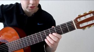 Видео урок на гитаре The Beatles Blackbird,  видео разбор песни, как играть