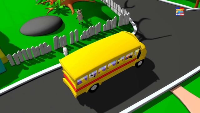 Колеса на автобусе | Популярные детские песни | детские стишки | Wheels On The Bus | Kids Songs