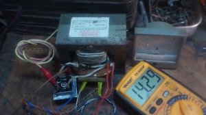 Зарядное устройство из трансформатора СВЧ.