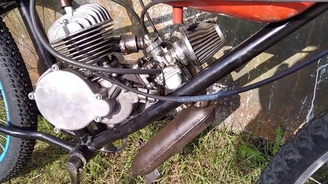 результаты 2 дневной работы с веломопедом зиф-77 work with motorized bicycle 50cc