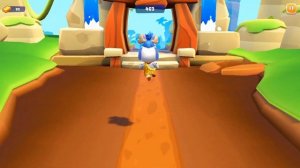 Talking Tom Gold Run 2 #11 Хэнк из Каменного века, мотоцикл и битвы с Енотами! На весь экран
