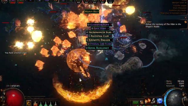 Билд flame golem elementalist 3.21(Не рекомендую собирать) смотреть онлайн