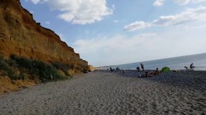 Крым Николаевка дикий пляж