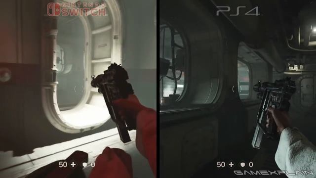 Wolfenstein II Graphics Comparison (Nintendo Switch Vs PS4)