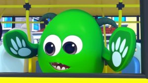 Wheels On The Bus! Little Green Monster | Little Baby Bum - Nursery Rhymes for Kids | Baby Song 123