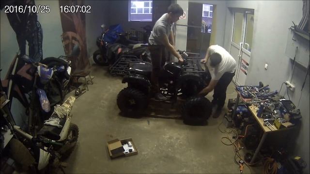 Сборка квадроцикла YACOTA SELA 150 (YAMAR 150) | TIMELAPSE VIDEO смотреть онлайн