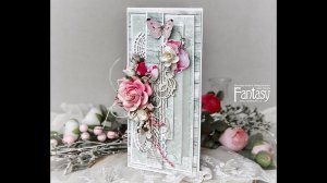 #dies_Fantasy Многослойная открытка Мастер класс Скрапбукинг