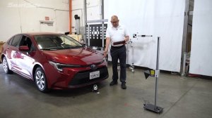 2023 Toyota Corolla Hybrid - ACC Front Radar Calibration using our LAC-05- 03 Cone Reflector