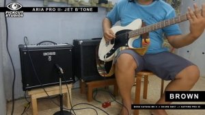 Aria Pro II Jet B'tone Guitar Demo | No Talking { Boss Katana MKII }