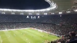 Гол Перейры. Вид с трибун. Краснодар - Севилья 2-1