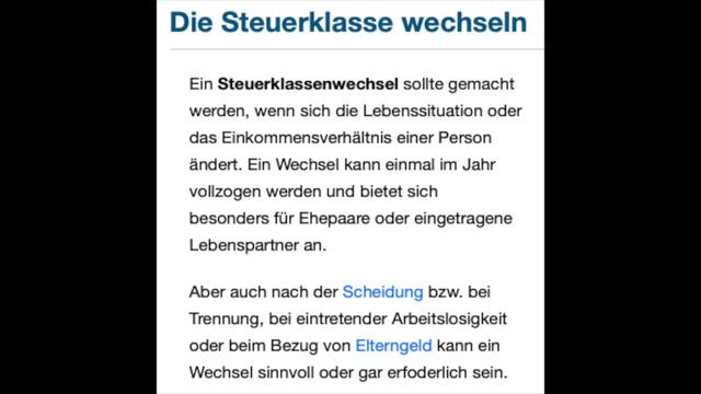 Налоговые классы в Германии смотреть онлайн