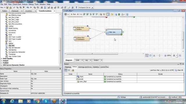 Transformations In SAS Data Integration Studio | SAS BI Training | SAS Business Intelligence| Uplat