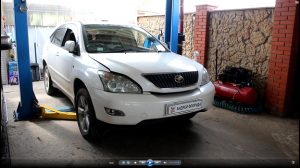 Замена дроссельной заслонки на Toyota Harrier MCU30 Тойота Харриер 2004