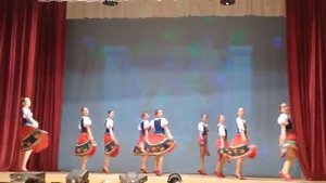 Русский народный танец Возле речки, возле моста