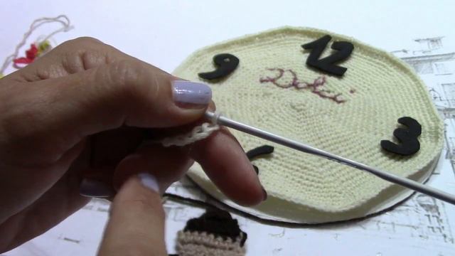 Orologio ad uncinetto crochet wall clock relógio de parede смотреть онлайн