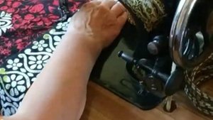 Швейная ножная машинка Зингер // Singer Sewing Foot Machine