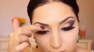Уроки макияжа!  -  Как сделать Восточный Макияж! - Арабский Макияж!